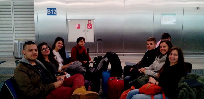 Η πρώτη ομάδα του Erasmus μας μόλις ξεκίνησε για την Ιταλία.